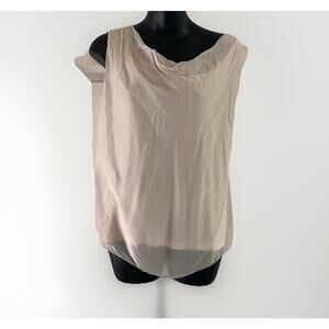 Gigi Moda Camisole Tank Top Shirt M Italy Whimsigoth Feminine Girly Fairy Silk